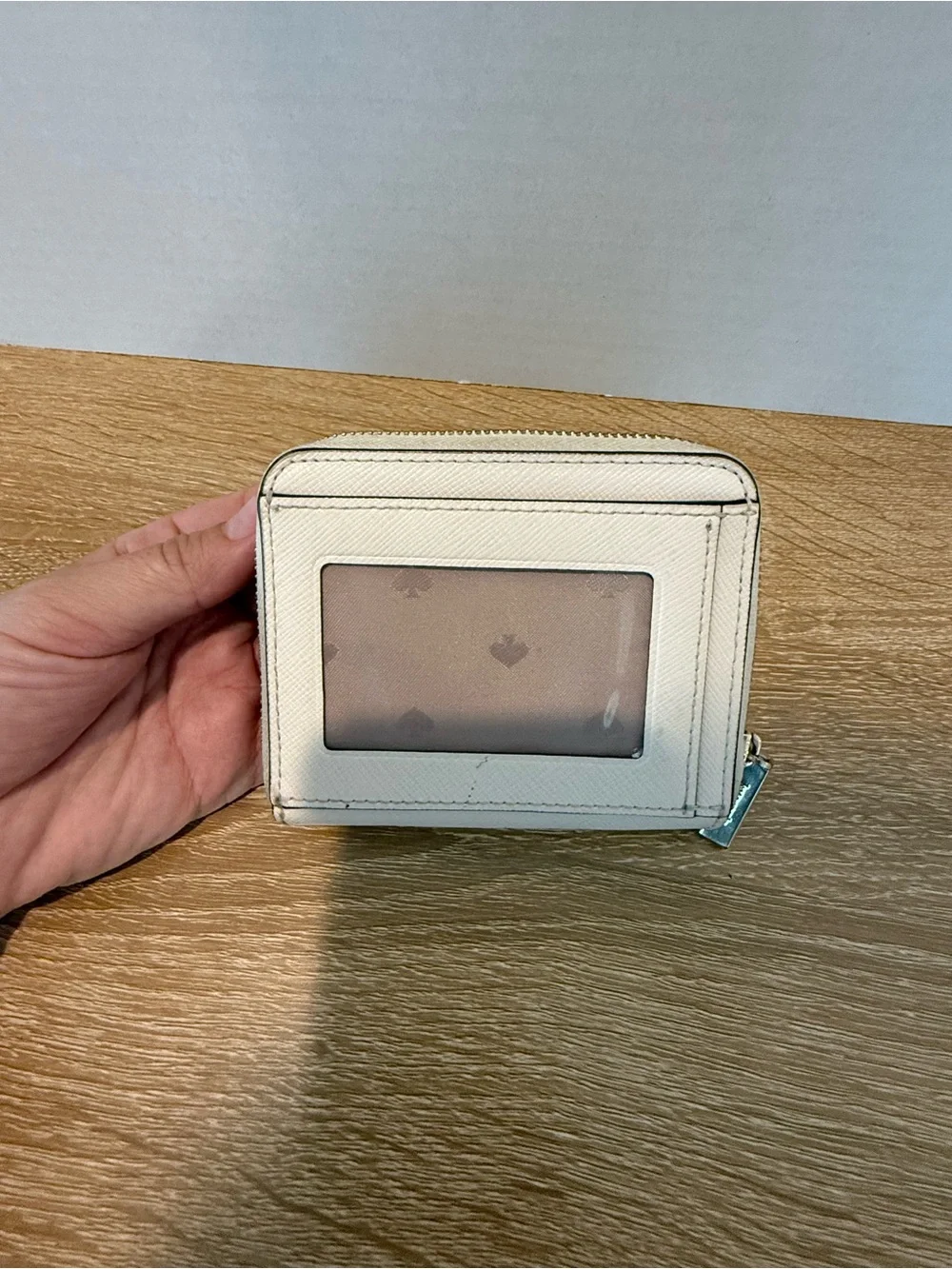 Kate Spade Staci Small Zip Around Bifold Wallet In Parchment